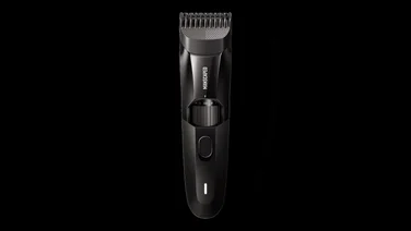 Manscaped Beard Hedger razor on a black background