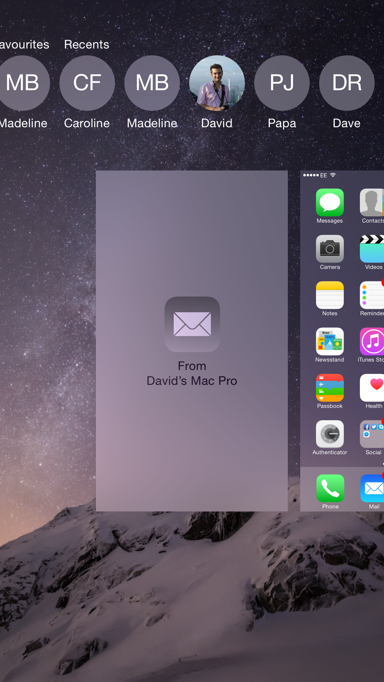 Handoff on iOS 8