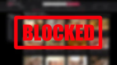 Blocked porn website