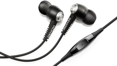 Denon AH-C120MA headphones remote angle shot