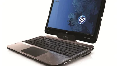 HP TouchSmart in laptop mode