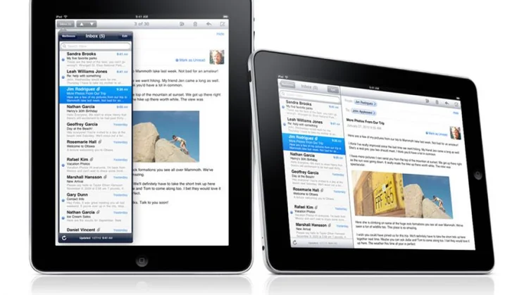 iPad email client