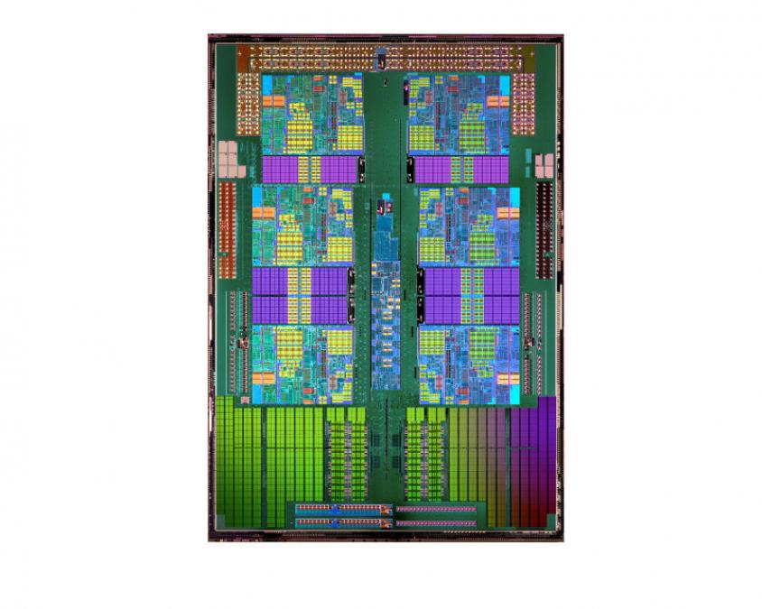 AMD Phenom II X6 1090T die