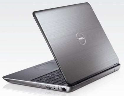 The Inspiron M301z's shiny lid