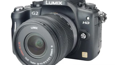 Panasonic Lumix DMC-G2 (left)