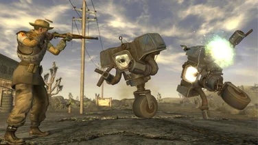 Fallout New Vegas Robot battle