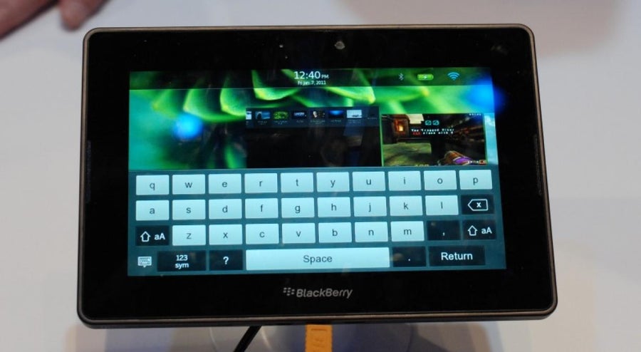 BlackBerry PlayBook keyboard