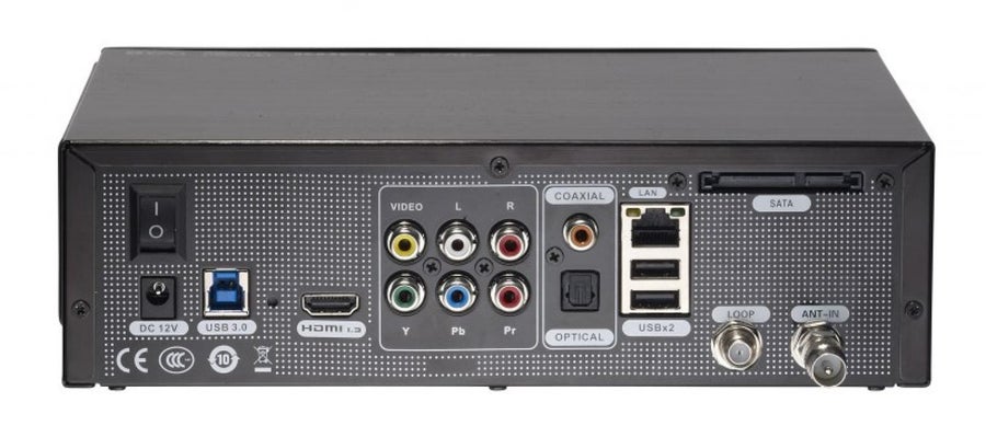 Eminent HDMedia DVB-T EM7195 rear ports