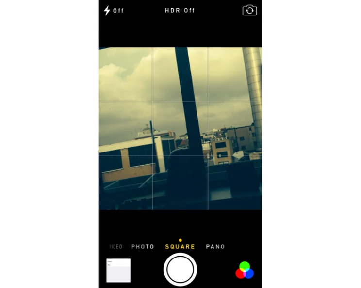 Apple iOS 7 Square Photo