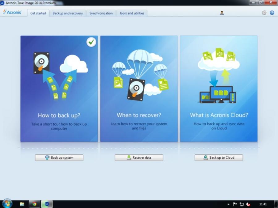 Acronis True Image Premium 2014 - Getting Started