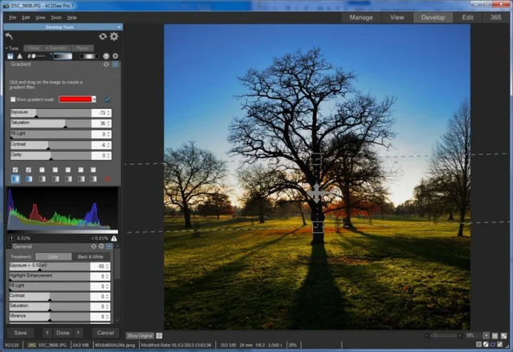ACDsee Pro 7 - Gradient