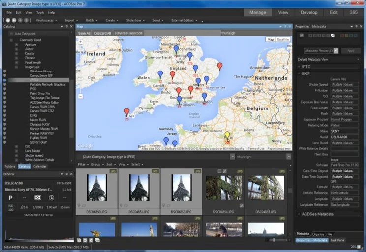ACDSee Pro 7 - Map