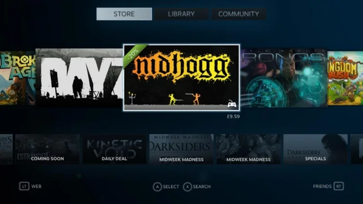 Steam OS Store