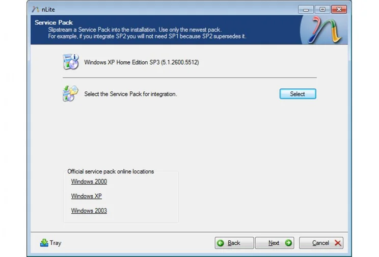 Windows XP slipstream