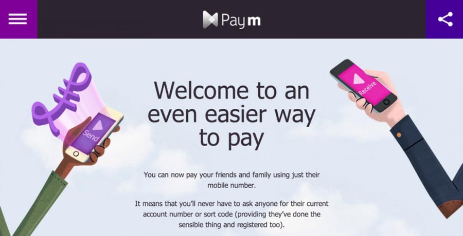 PAYM website