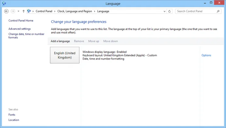 Use a Mac Keyboard on Windows - Step 2