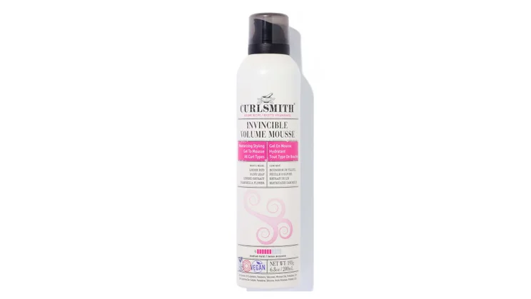 Curlsmith Invincible Volume Mousse against a white background