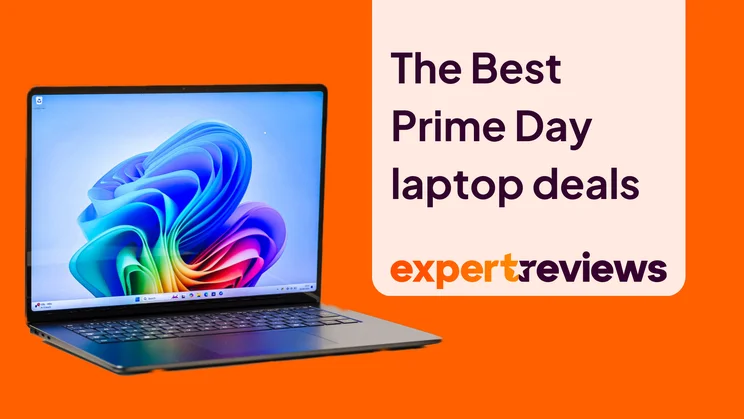 Best Prime Day laptops deals lead image featuring the Microsoft Surface Laptop