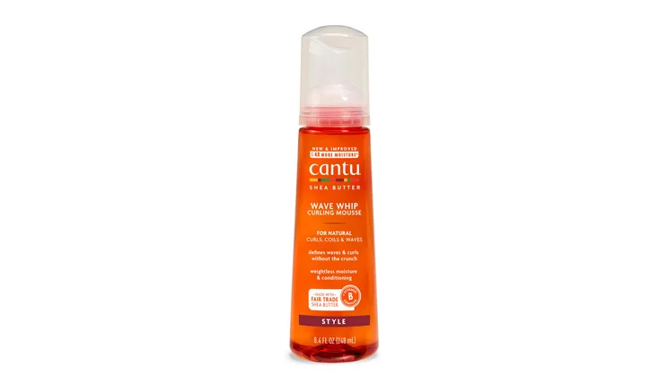Cantu Wave Whip Curling Mousse on a white background