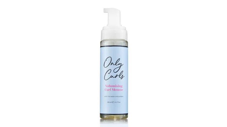 Only Curls Volumising Hair Mousse against a white background