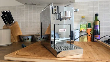 Grind-Two-review full front of coffee machine