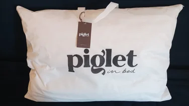 Piglet British wool pillow review pillow in the carry cover