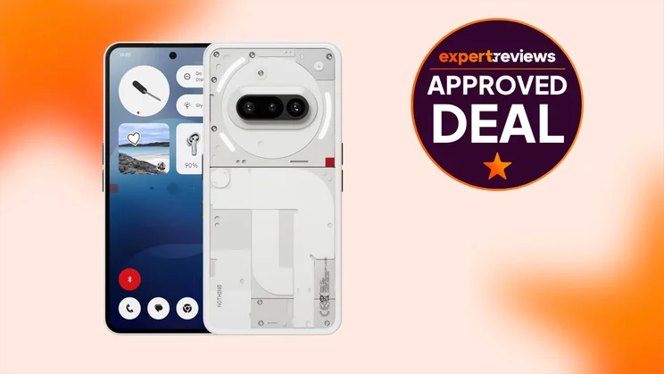 Nothing Phone (3a) with an approved deal sticker