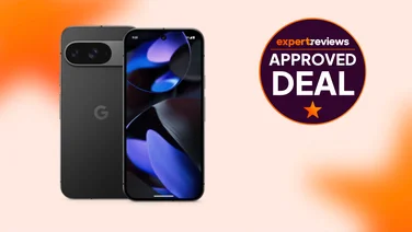 Google Pixel 9 with approved deal sticker