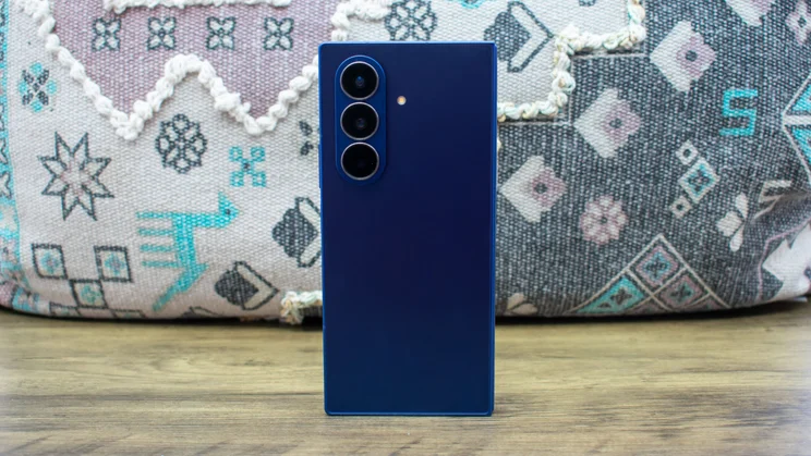 Samsung Galaxy Z Fold 7 folded, rear view