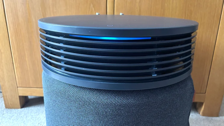 The top section of the Blueair Signature air purifier