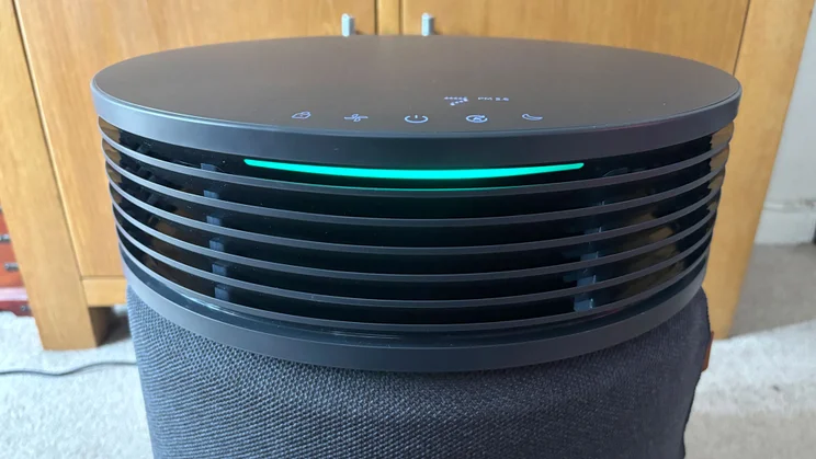 The top section of the Blueair Signature air purifier