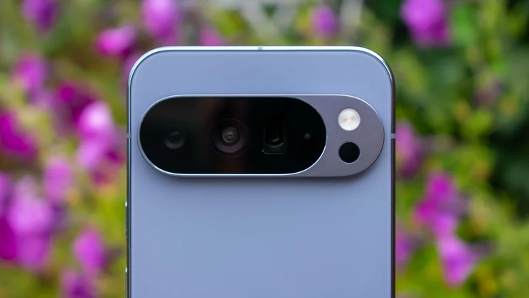 Close up of the Google Pixel 10 Pro XL's rear cameras