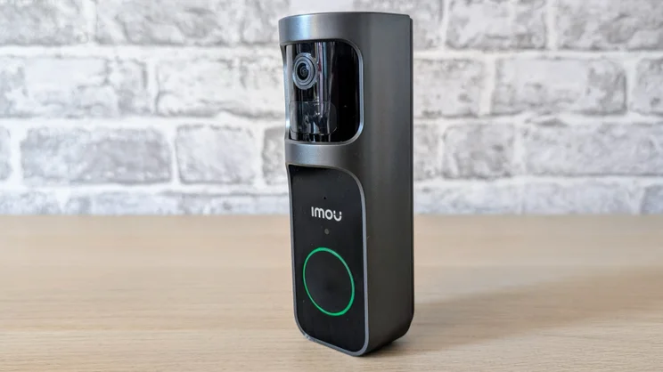 The Imou Doorbell 2S, pictured from the front right
