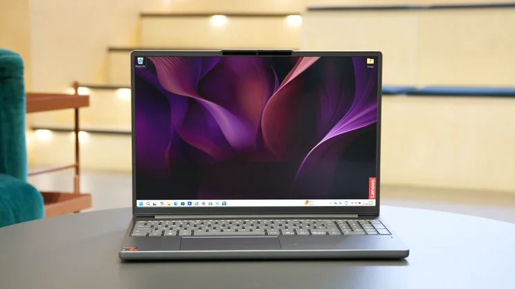 The Lenovo IdeaPad 3x 2025 pictured on a coffee table from the front