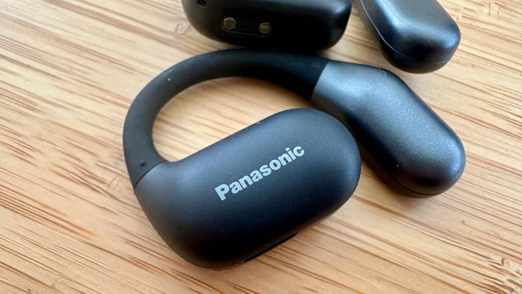 The Panasonic RB-F10 the left earpiece in close up