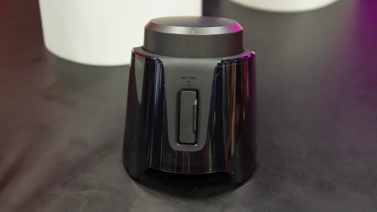 The base station that's included with the JBL Quantum 950 wireless gaming headset