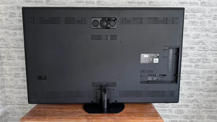Rear view of the Panasonic Z95B OLED TV