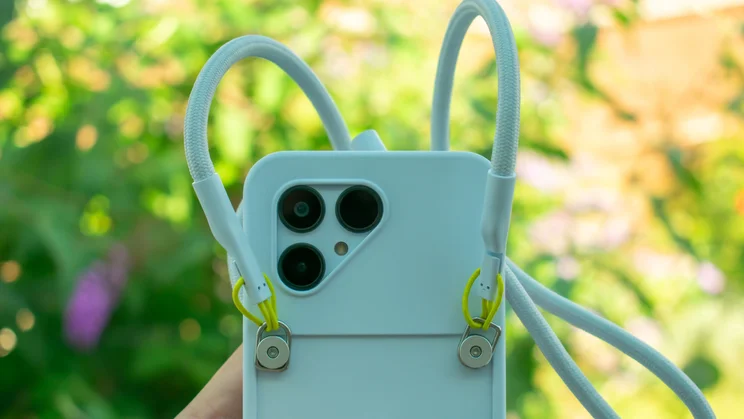Fairphone 6 with lanyard attachment