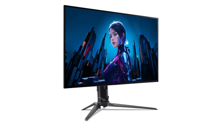 A press shot of the Acer Predator X27U F8 monitor
