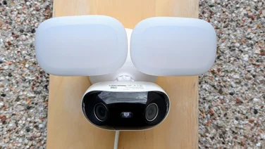Reolink Elite Floodlight WiFi with its lights facing full forwards