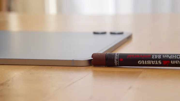 The edge of the Samsung Galaxy Tab S11 Ultra