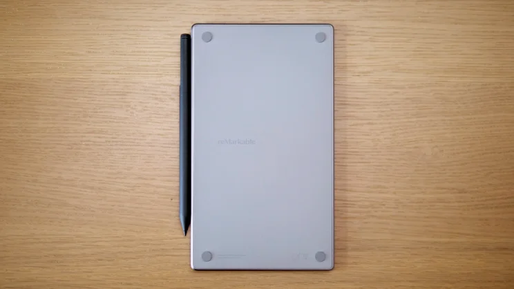 The rear of the Remarkable Paper Pro Move