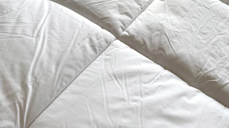 A closeup of the surface of the Dorma Full Forever mattress topper