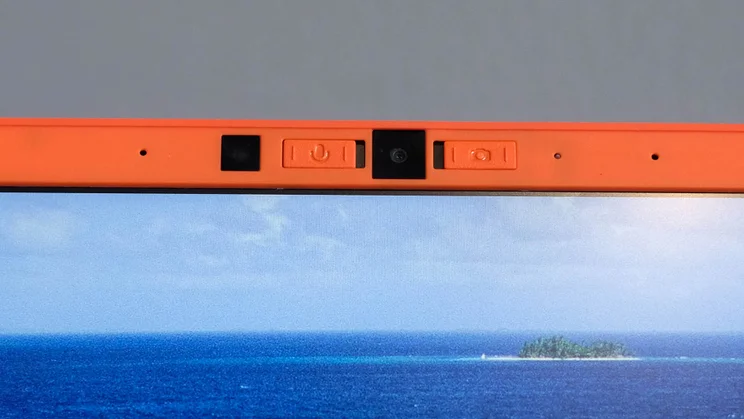 A close up of the Framework Laptop 13's webcam