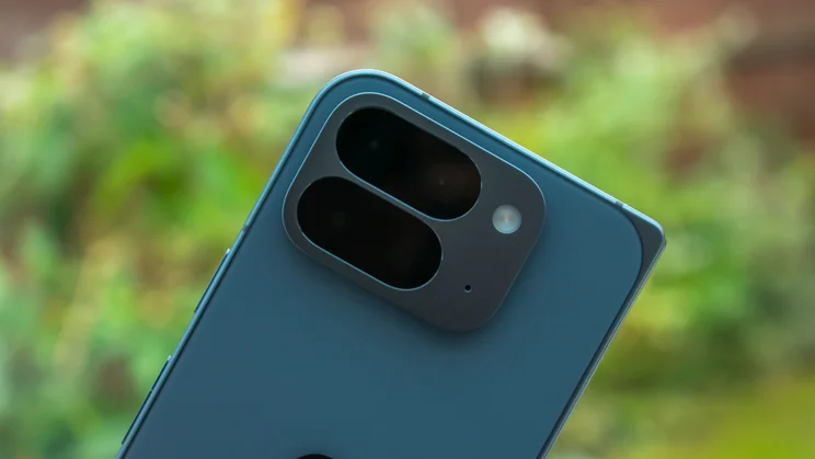 Close up of the Google Pixel 10 Pro Fold's rear cameras