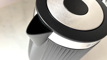 A closeup of the Russell Hobbs Bronte kettle's spout