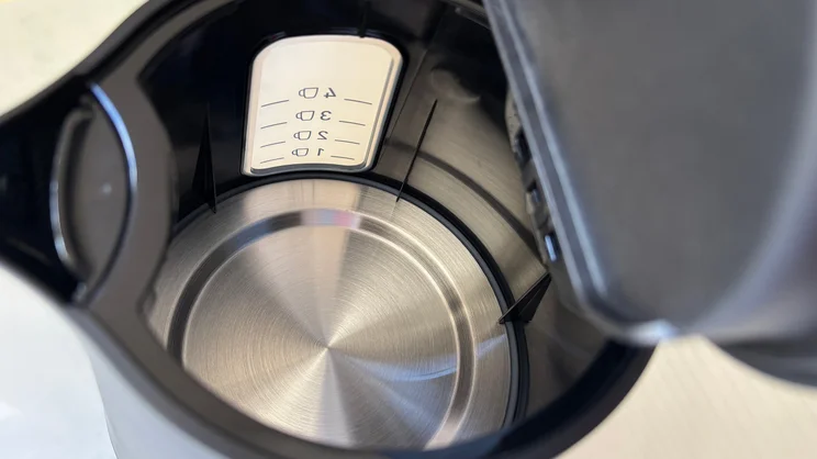 The inside of the Tefal Includeo Kettle