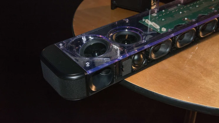 JBL Bar 1300 MkII soundbar with Multi Beam and up-firing drivers visible