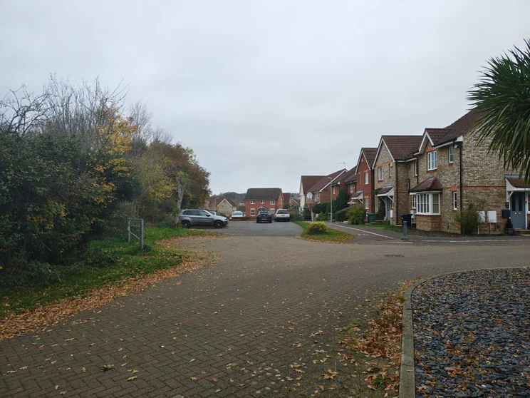 A quiet close of houses