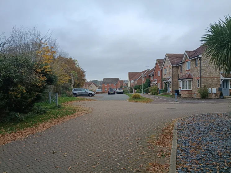 A quiet close of houses